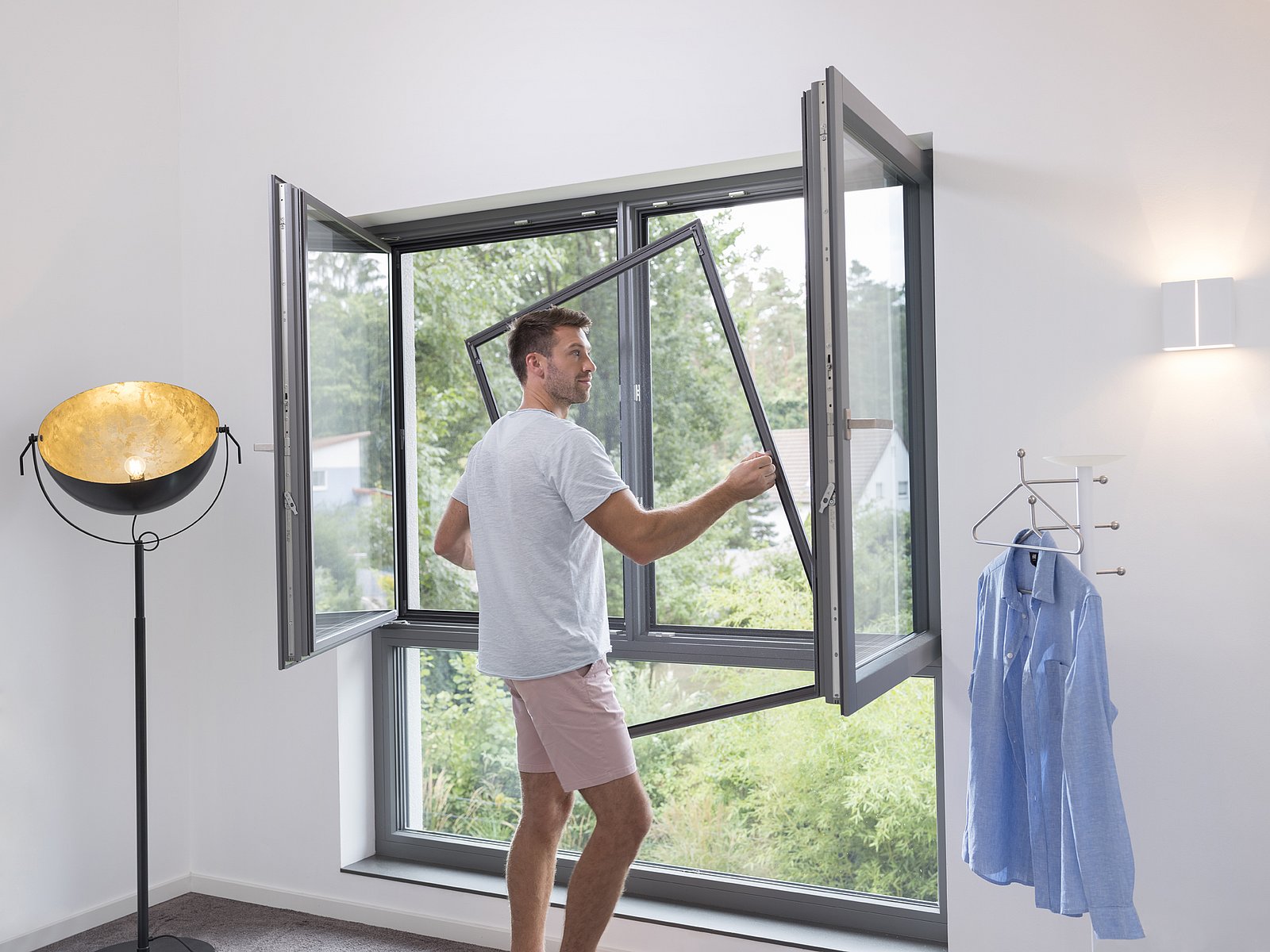 Spannrahmen für Fenster