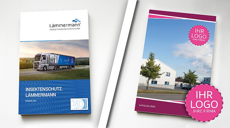 Insektenschutz-Katalog von Lämmermann, auch mit eigenem Händlerlogo