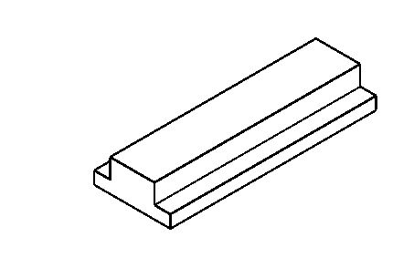 Blockmagnet 3 mm (Sonderlösung für DT/2-10 und DT/12)