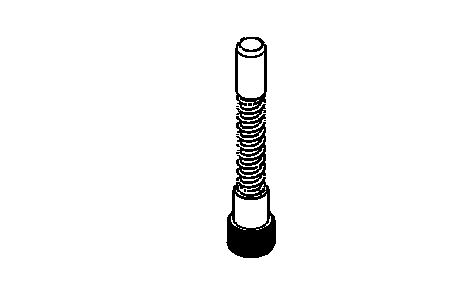 Federstift, mittel, 41 mm (3-tlg.Set)