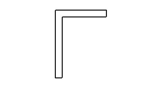 L-Winkel, 40 x 30 x 4 mm, für Gittersafe