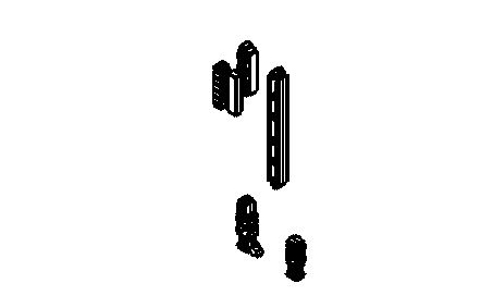 Bodenklemmhalterset mit Magnet DT/PT offene Varianten und L-Varianten Profile 1322, 1324, 1326, 1334, 1337
