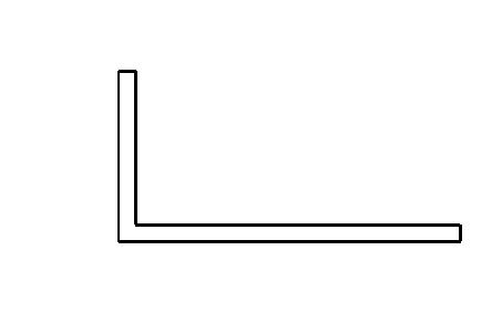 L-Winkelprofil 40 x 20 x 2 mm 2