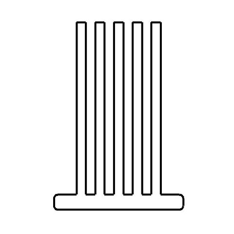 Bürstendichtung, 6,9 x 10 mm