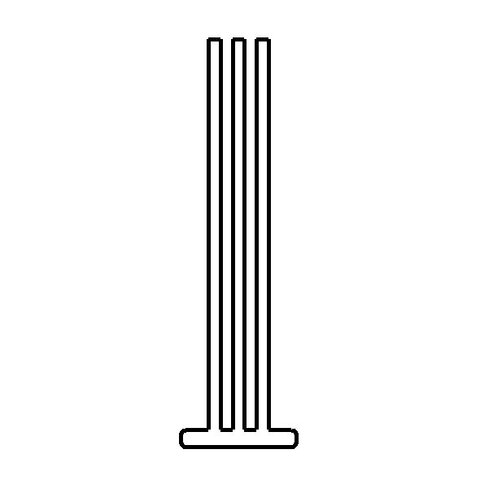 Bürstendichtung, 4,8 x 17 mm