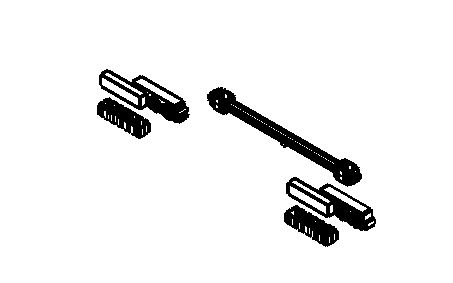 Magnetset für Rahmen unten DT/PT doppelflügelig Profile 1322, 1324, 1326, 1334, 1337