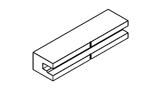 Bohrschablone Sprossen PT/5-7 für Profil 1214 und 1217