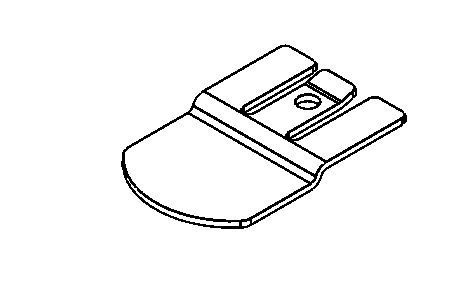 Halteklammer abgerundet 2 mm für SE/14, SE/14-31