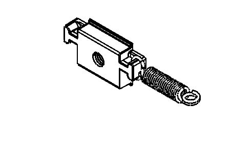 Schnurhalter mit Feder