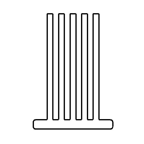 Bürstendichtung, 6,9 x 10 mm