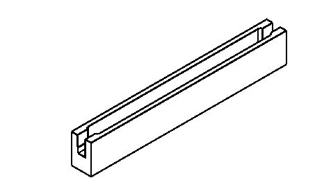 Bohrschablone für Sprosse 1010 Profil 1003