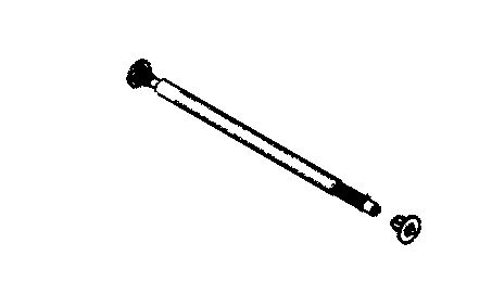 Federwelle für Rollo R/6-R/9 550 mm
