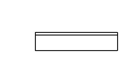 Vorlegeband, 9 x 3 mm