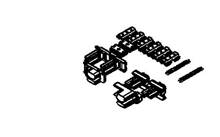 Beschlagsatz für PL22 mit Halteclips