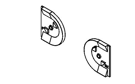 Mittenarretierung Satz (L/R) für SE/9 - SE/11