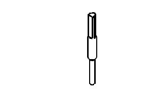 Bohrer D3,0 mit Senkung 90°