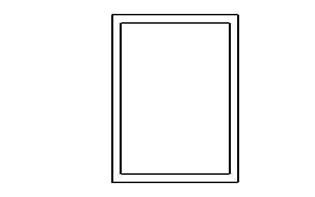 Vierkantprofil 30 x 40 x 2 mm 2