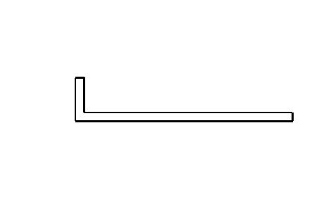 L-Winkelprofil 50 x 15 x 2 mm 2